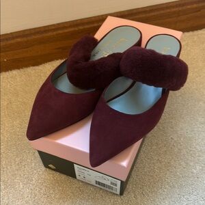 Kate Spade Burgundy Women's Mules
